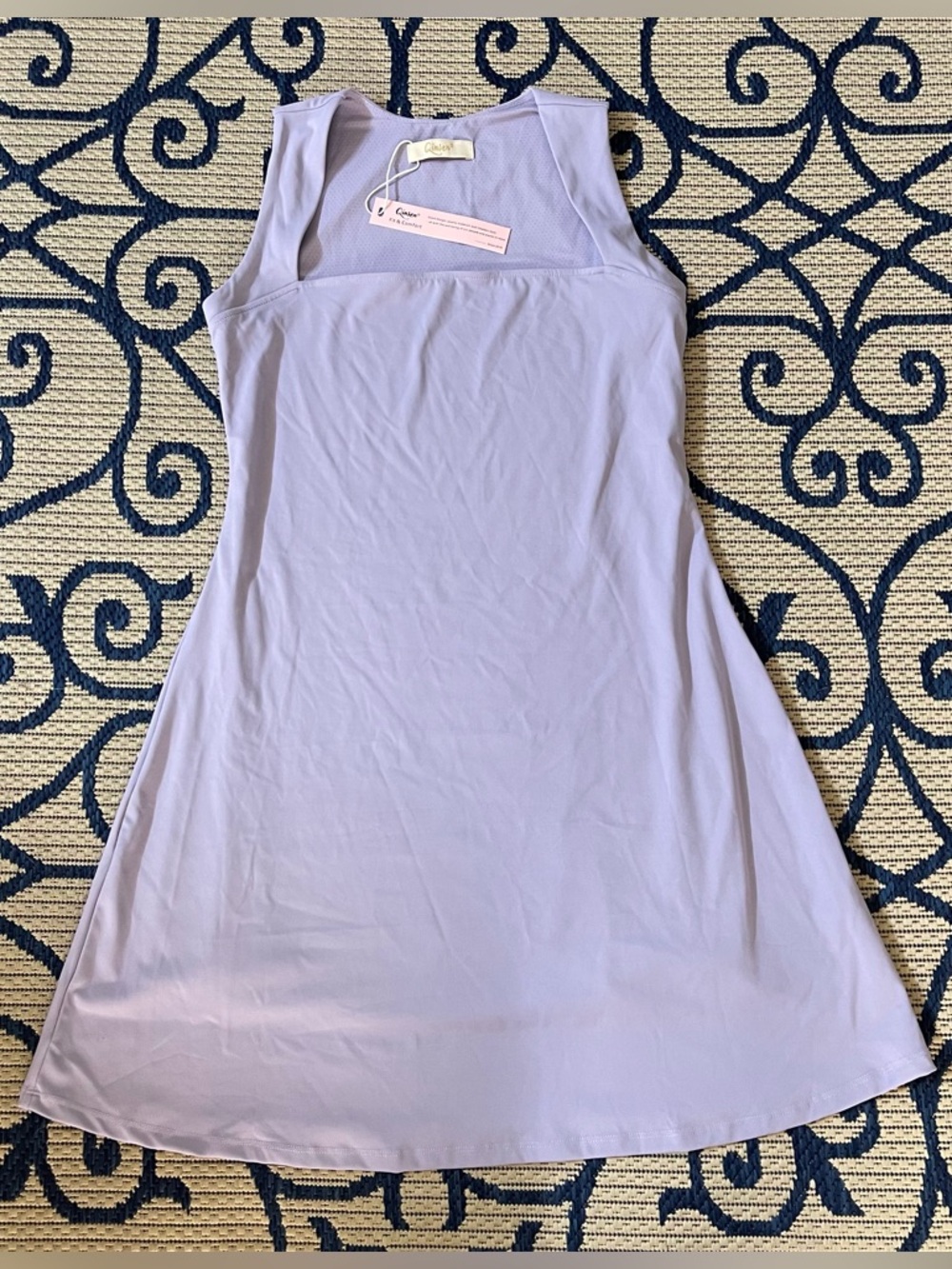 Sleeveless Lilac A-Line Mini Dress